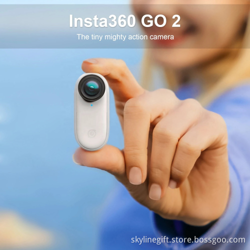 Sports Camera IPX8 4M Waterproof FlowState Stabilization Action Sport Camera Insta360 Go 2 Tiny Mighty Action Camera